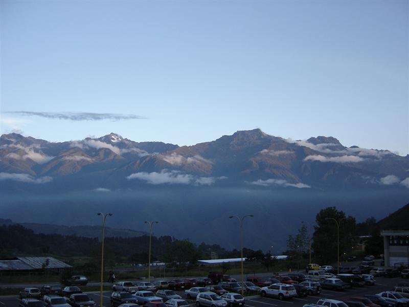 Vista de la Cordillera de los Andes Venezolana desde LAB FIQMA